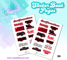 XQuibi Sticker Book Sheets
