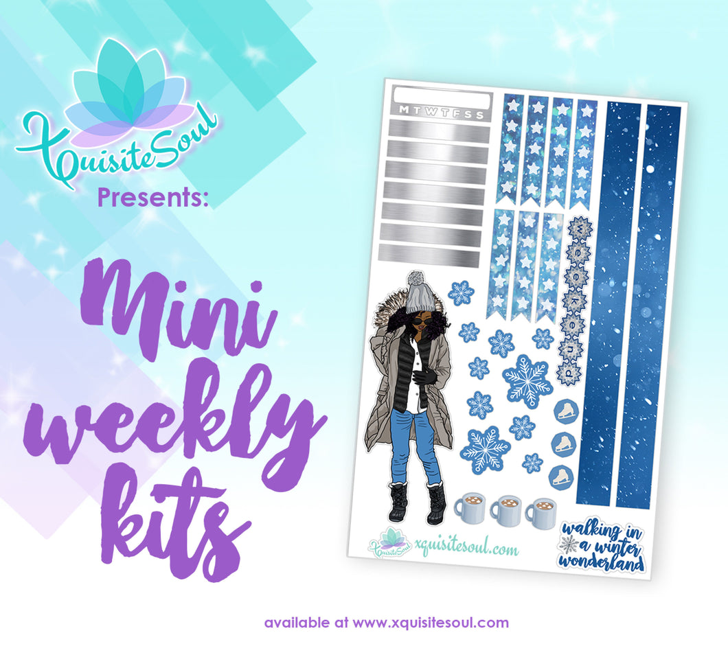 Winter Wonderland African American Mini Weekly Kit
