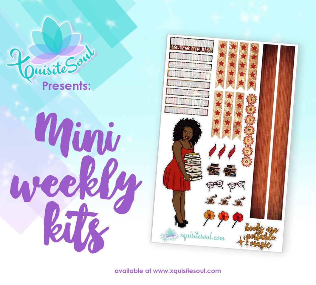 Book Lover African American Mini Weekly Kit