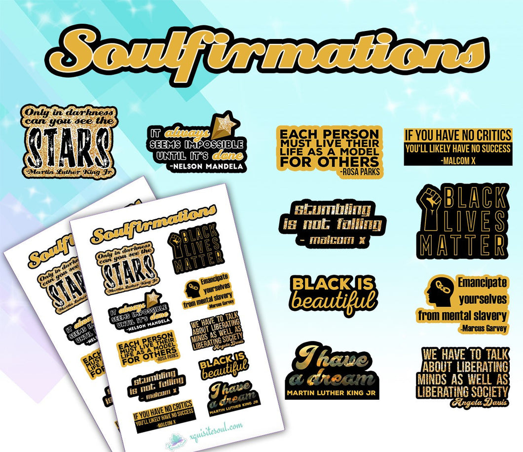 Soulfirmations 3.0 Black History Month