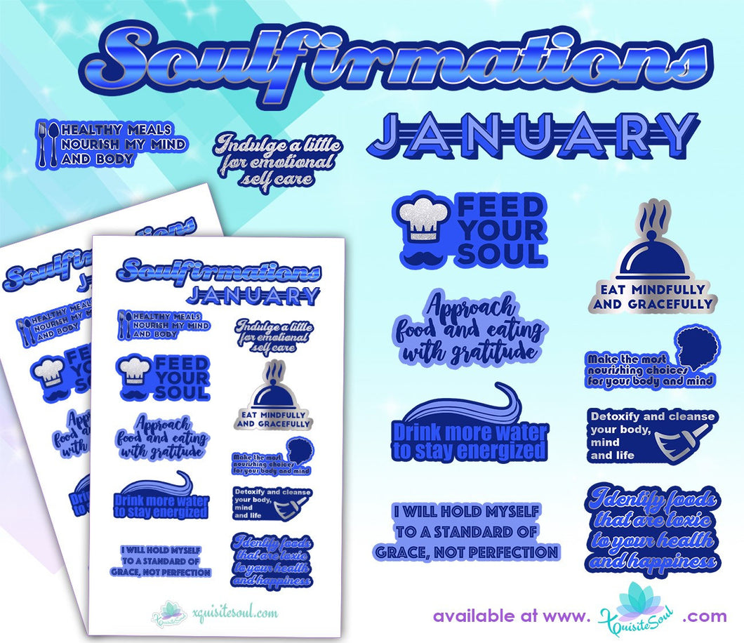 January Soulfirmations 6.0 - 12 Month Self-Care Challenge