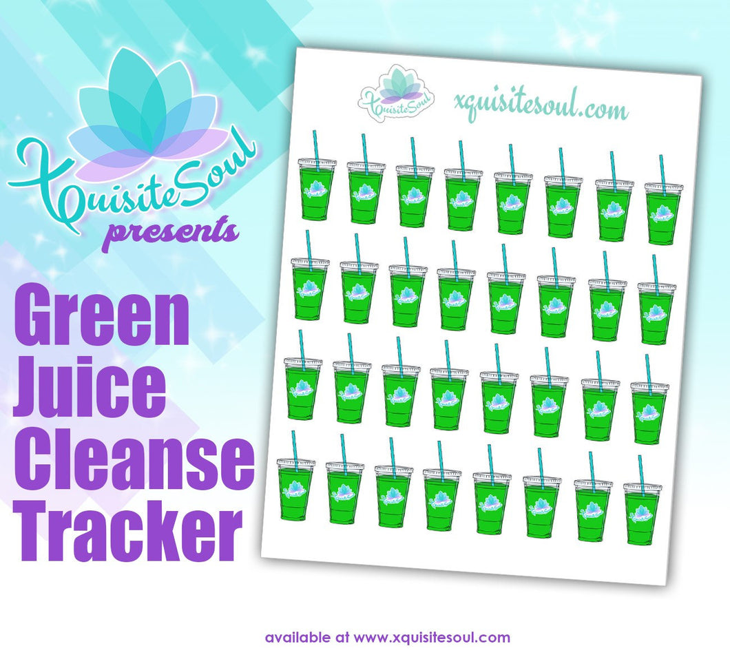 Green Juice Cleanse Planning Stickers