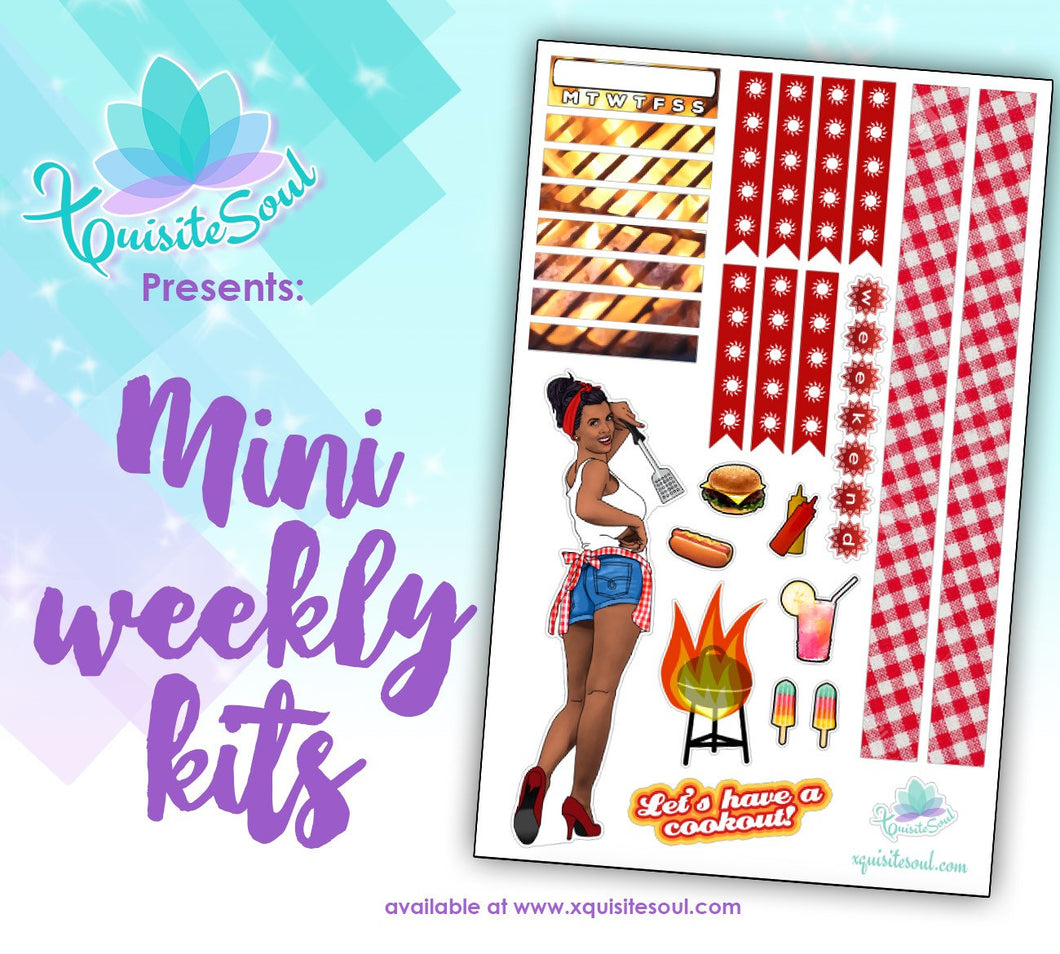 Summer BBQ African American Mini Weekly Kit