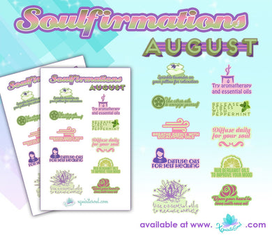 August Soulfirmations 21.0 - 12 Month Self-Care Challenge