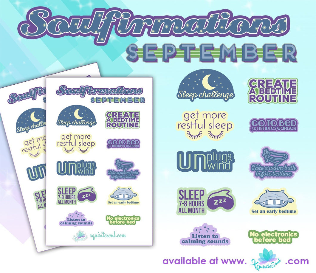 September Soulfirmations 23.0 - 12 Month Self-Care Challenge