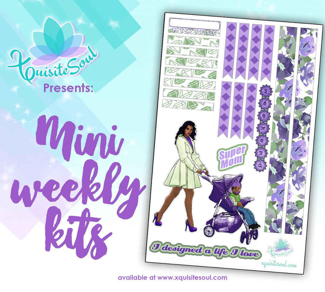 Super Mom African American Mini Weekly Kit