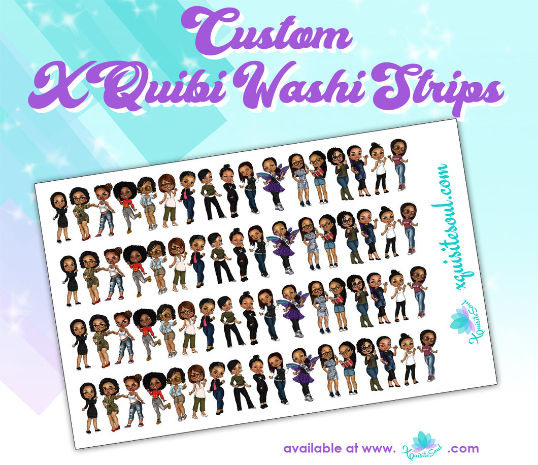 XQuibi Washi Strips 16.0