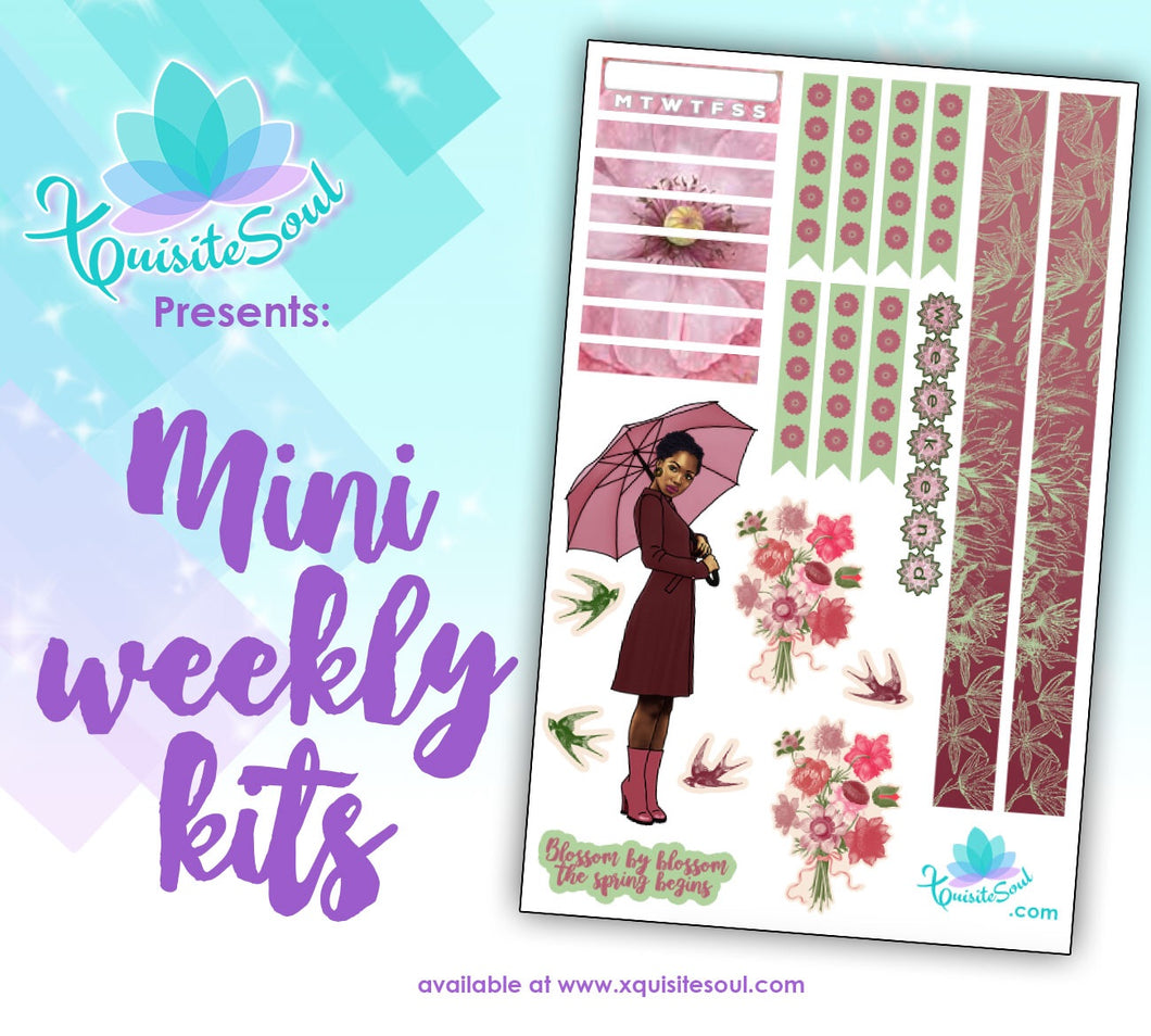 Spring Blossoms African American Mini Weekly Kit
