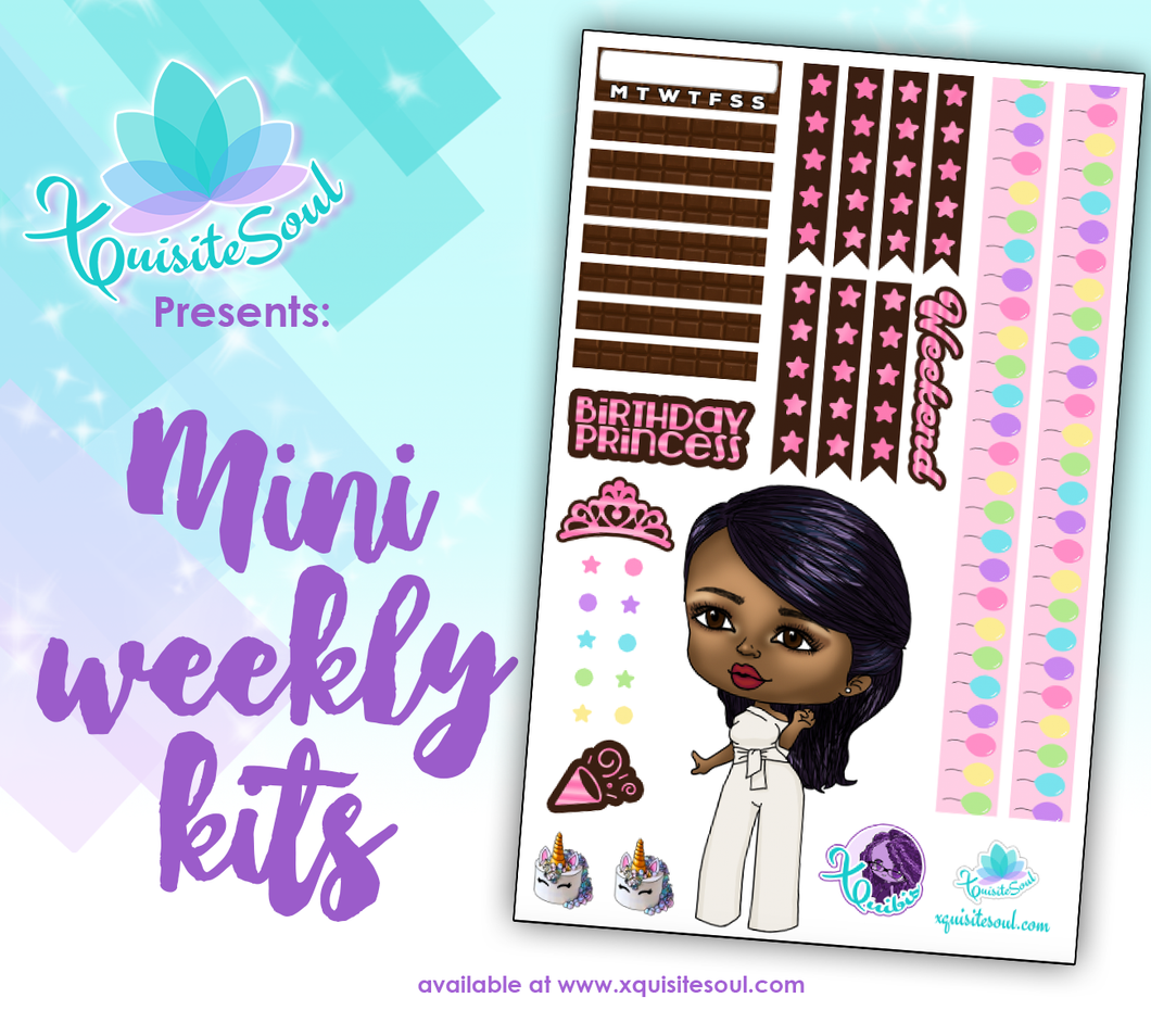 Birthday XQuibi African American Mini Weekly Kit