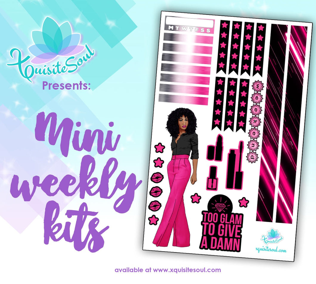 Too Glam African American Mini Weekly Kit