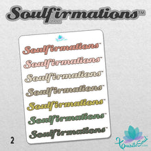 Soulfirmations™ Logo Stickers