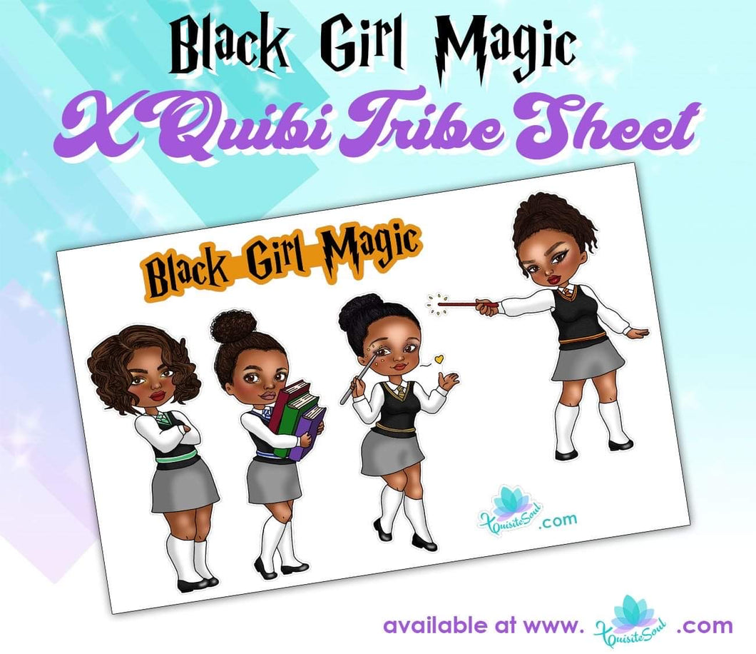 Black Girl Magic XQuibi Tribe Sheet