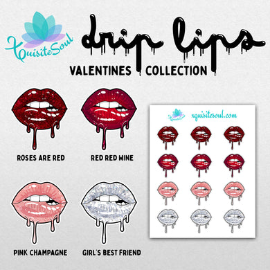 Valentines Drip Lips