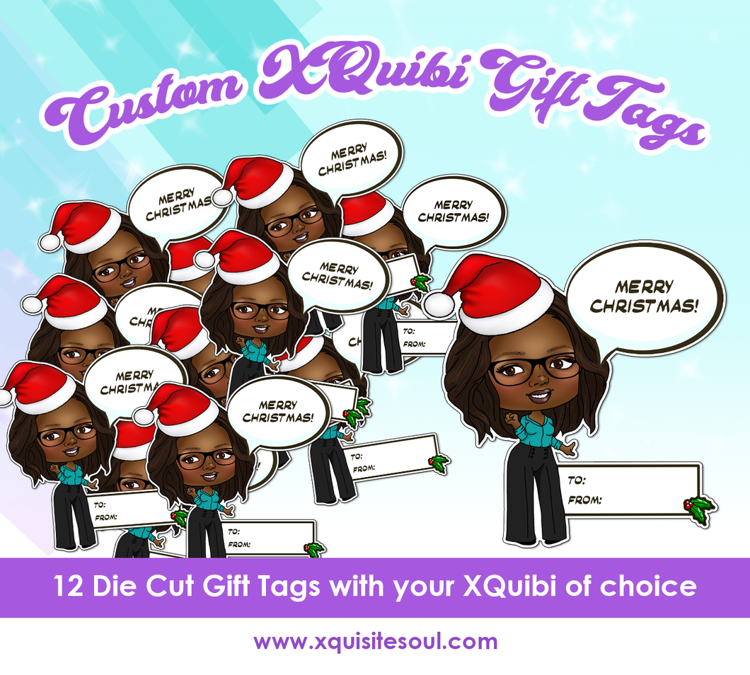 Custom XQuibi Gift Tags