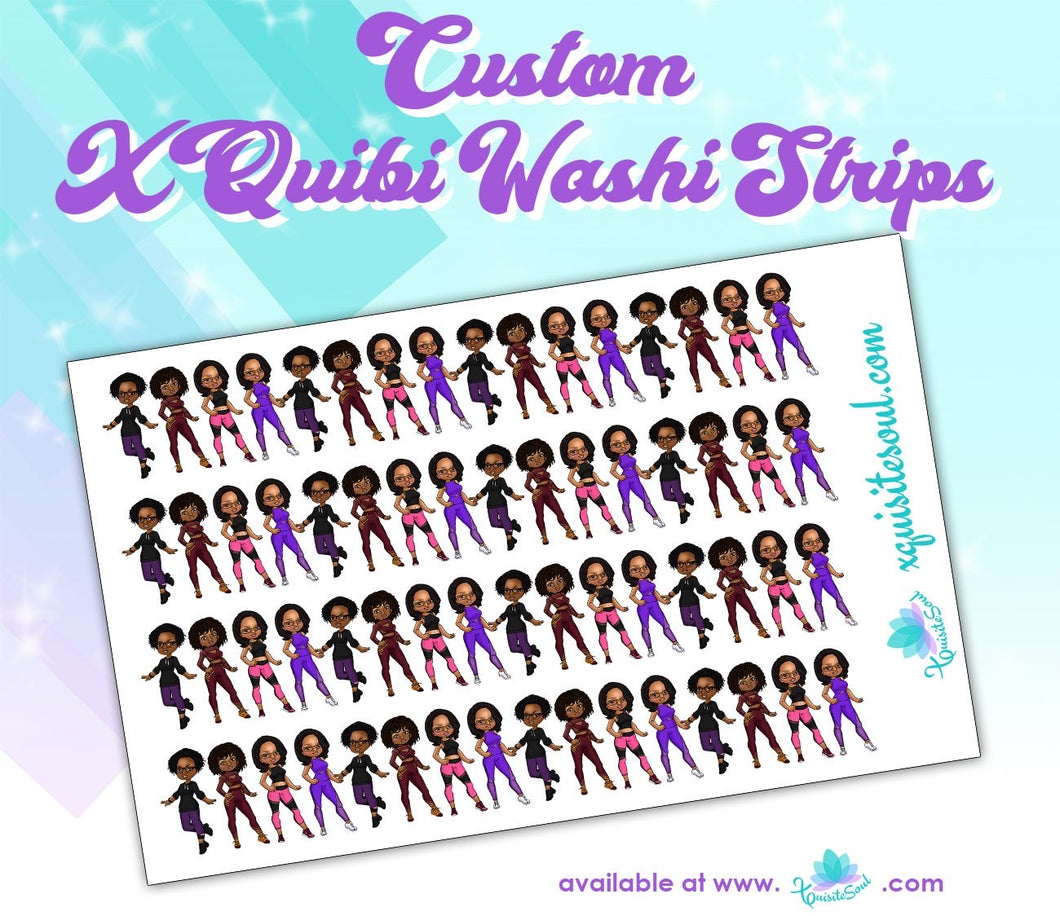 XQuibi Washi Strips 17.0
