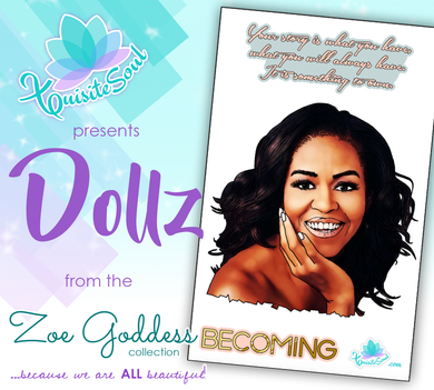Becoming Michelle Obama African American Dollz
