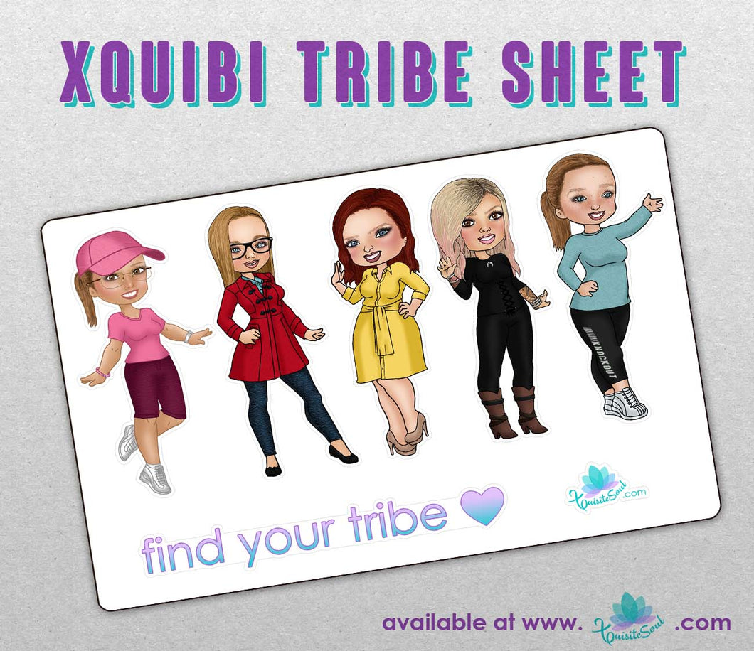 Find Your Tribe XQuibi Tribe Sheet