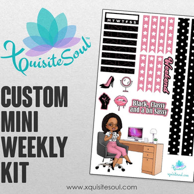 Black, Classy and Sassy Mini Weekly Kit