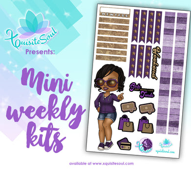 Girls Just Wanna Have Funds XQuibi African American Mini Weekly Kit
