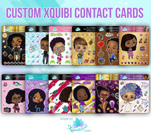 Custom XQuibi Contact Cards