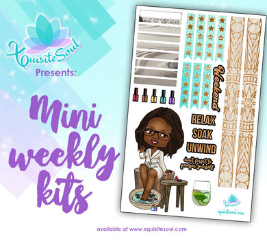 Spa Day XQuibi African American Mini Weekly Kit